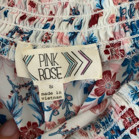 Floral Off the Shoulder Flowy Top - Picture 2 of 2